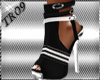  Black/White Sport Heels
