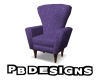 PB Purple Chair