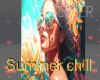 Summer girl cutout