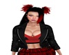 black&red hair