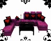 pink valintine sofa