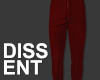 red suit pants
