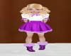 Desi Purple Sailor Dress