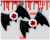 Eye Bat Earrings