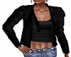 black leather n blck top