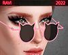 R. Amy Pink Cat Sunnies