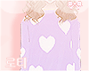 e Heart Sweater ~Lilac
