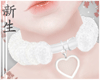 ☽ Collar Cute White.