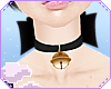ø Black bell collar