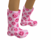 Pink smile boots