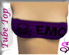 *Purple EMO & SKULL tube