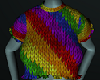 Pride Knit Frill Top