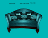 Teal Club Couch/NO POSE