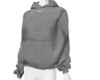 ꫀ grey basic hoodie