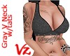 Gray V Neck w/tats