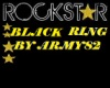 BLACK ROCKSTAR RING