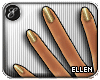 !E Short nails [gold]
