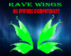 *AS* GREEN RAVE WINGS