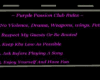 Purple Passion Rules