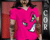 Pink Hate face shirt