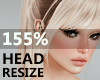 155%Head