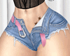Short Cinto rosa