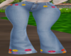 Flower Flare Jeans