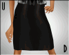 UD Skirt Black Leather