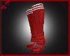 Cassia Red Socks Heels