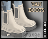 K! Grunge Tan Boots