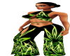 weed sexy pant suit