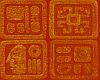Mayan Glyph Carpet