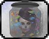 Bubbley Head Jar~Rainbow