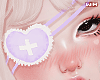 w. Heart Eyepatch Lilac