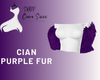 Cian Purple Fur