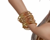 Rusty gold bangles-Right