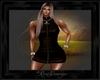 robe cuir vert jaune