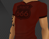 Maroon Rt. 666 T Shirt