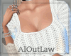 White Sweater Skirt RL