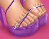 Beshy Purple Heels