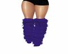 Moschino Fur Boots Purp