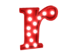 Metal Letter - r