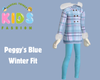 Peggy's Blue Winter Fit