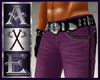 X Purple Muscle Jeans