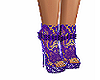 purple lace heels