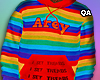'Arey' Colored Hoodie