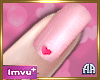 Valentine Nails Mix Pink