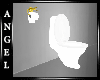 ANG~White & Gold Toilet