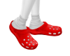 Red crocs