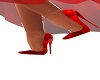 blood red heels